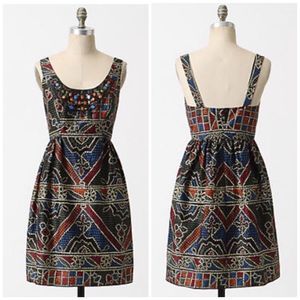 Anna Sui for Anthropologie |Tesserae Mosaic Dress